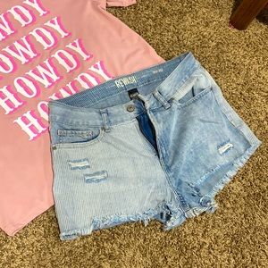 Jean shorts!